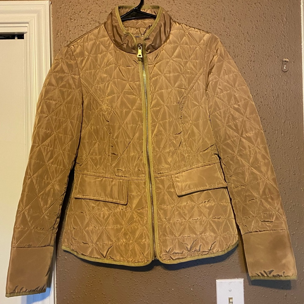 Coalition LA Quilted Jacket. Brown. Size XS.